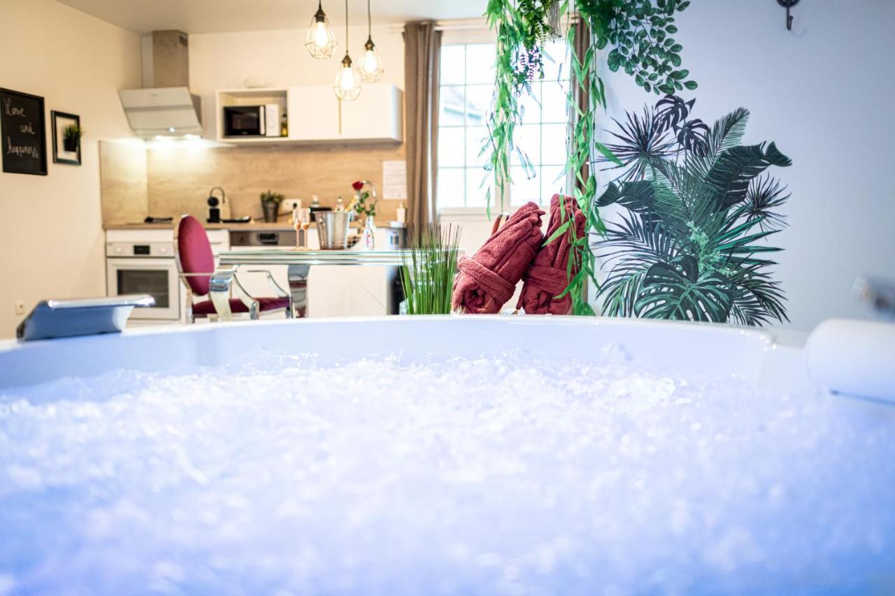 Suite L'Echappee - Maison Romantique - Spa & Sauna Privatif- Pole Dance - Lit Rond Avec Miroir Au Plafond Pezarches エクステリア 写真